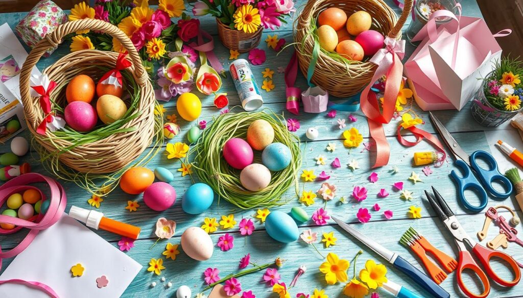 DIY Easter Basket Crafting