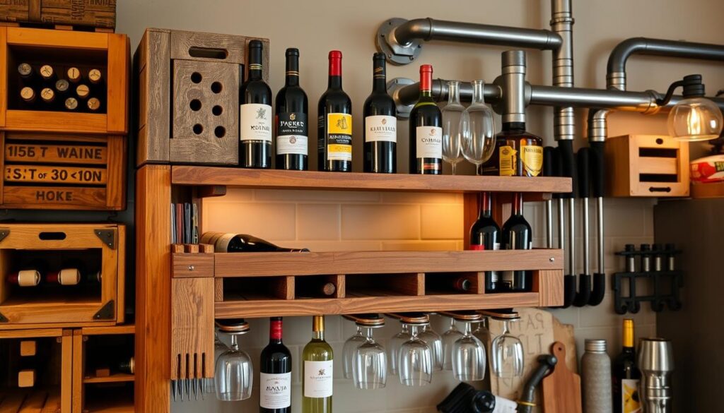 DIY Wine Rack