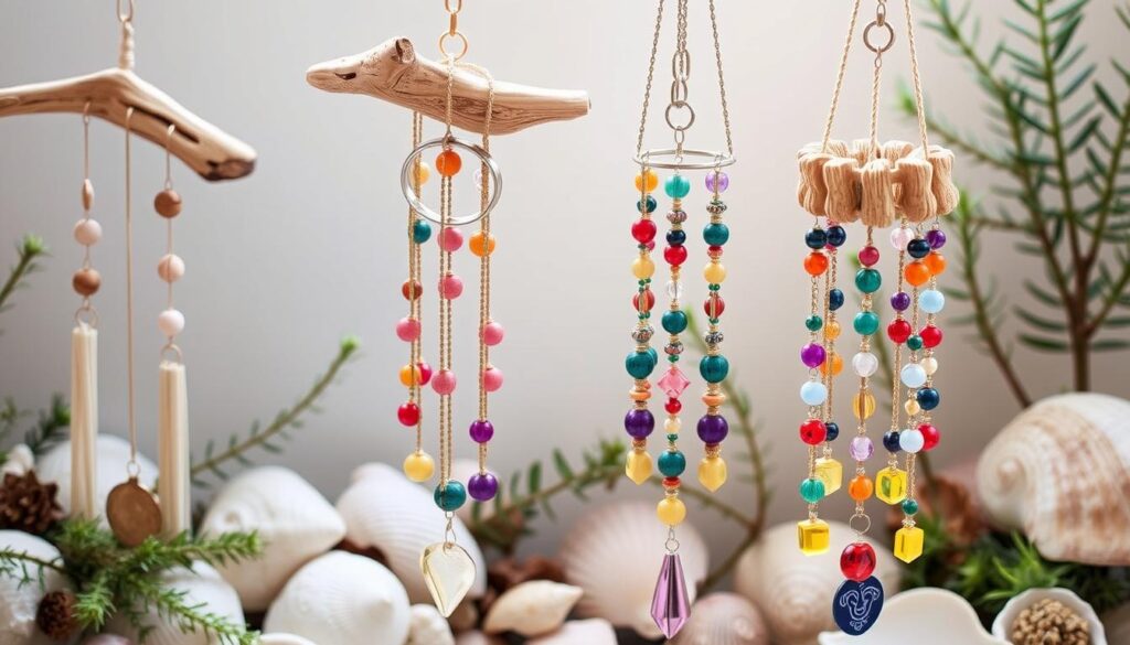 DIY wind chime hangers