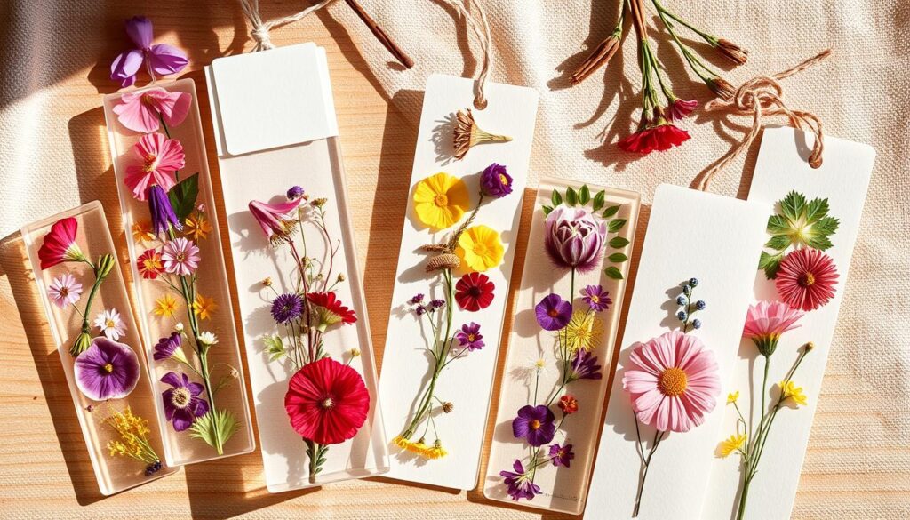 Handmade Pressed Flower Bookmarks