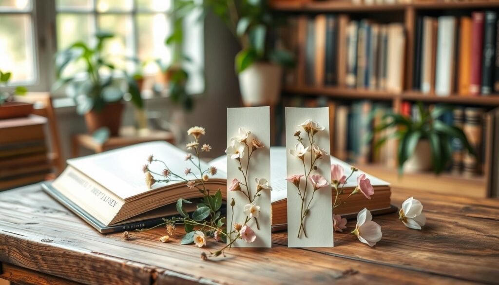 Pressed Flower Bookmarks