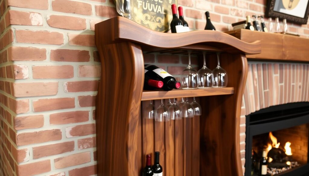 diy wine and glass rack