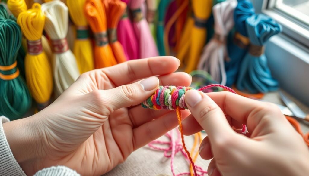 friendship bracelet technique