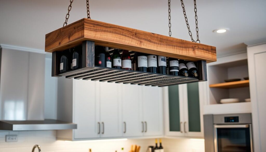 hanging wine rack