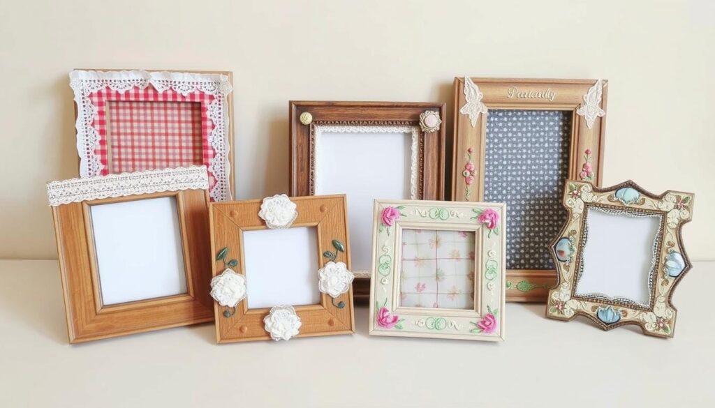 homemade photo frame decorations