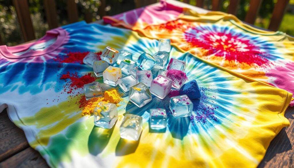 ice tie dye process