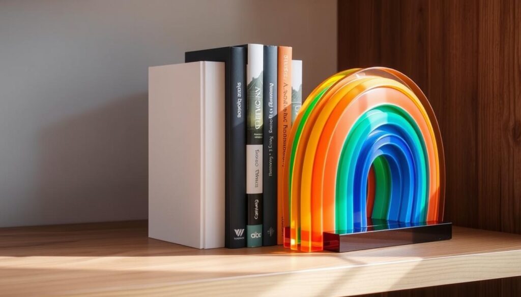 rainbow bookends