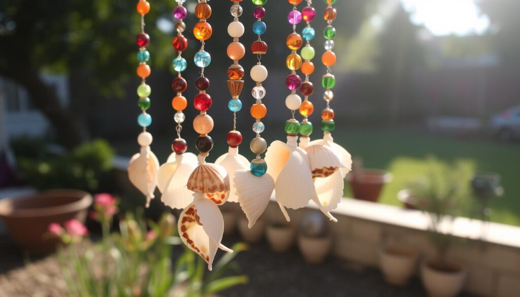 seashell hanging decor DIY