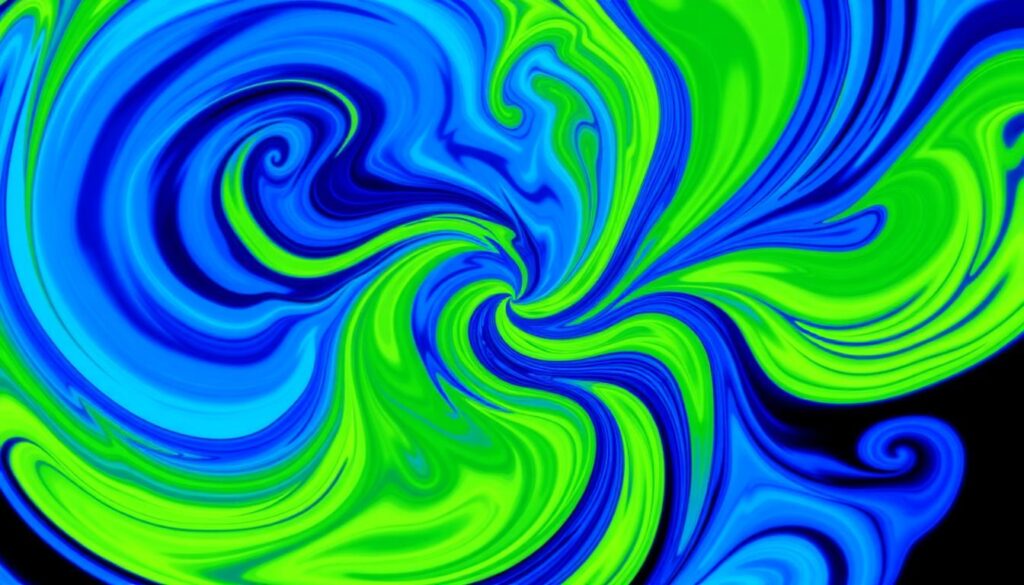 vibrant swirl pattern